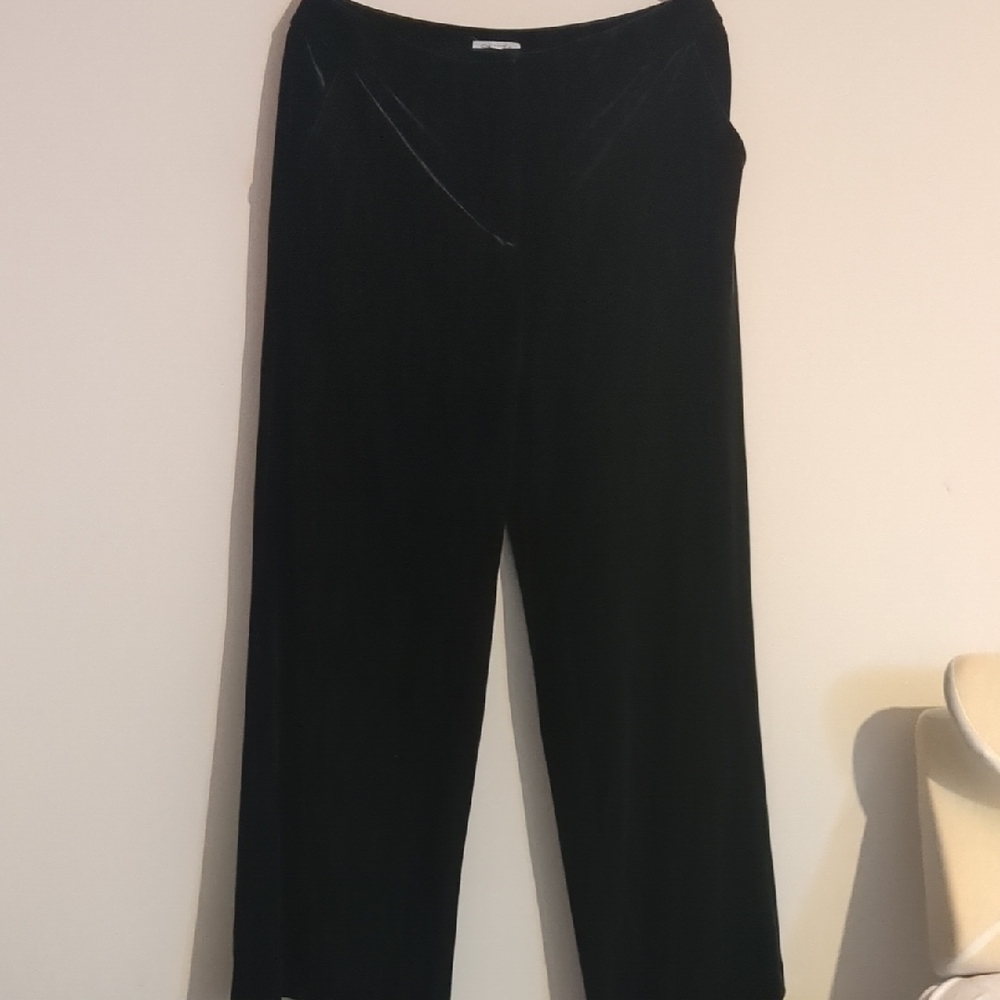 Black Velvet Pants